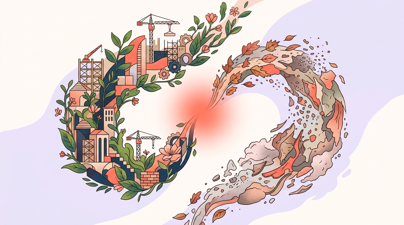 Construction and Destruction: The Two Forces Behind Every Idea That Becomes Real