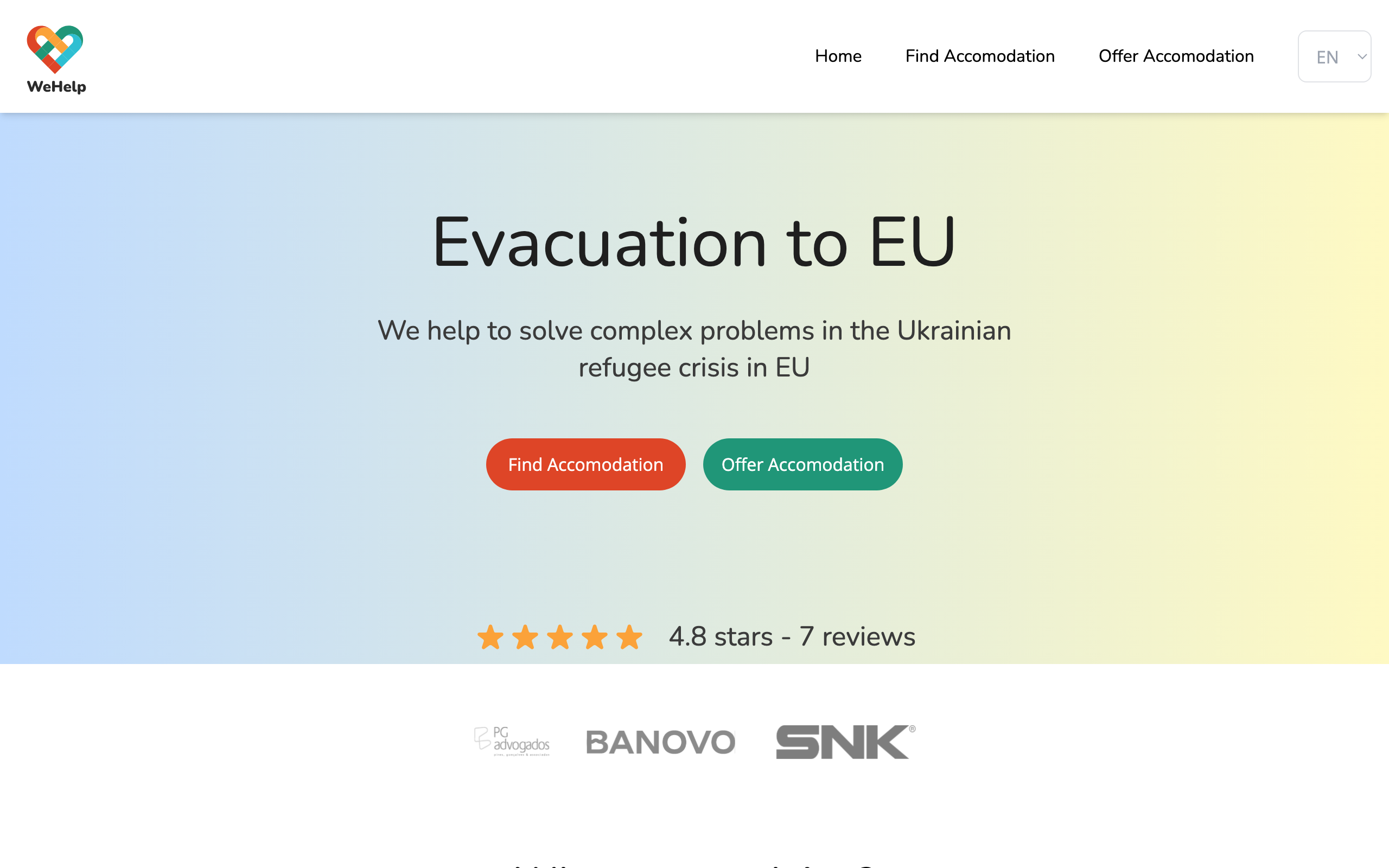 WeHelp screenshot